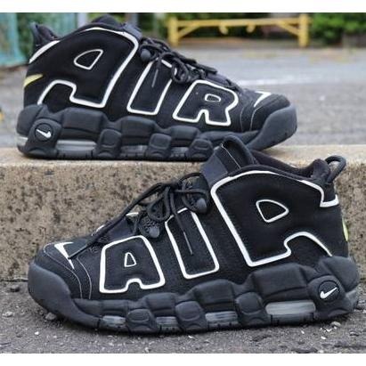 83號限時特惠❥ Nike Air More Uptempo 黑白 大AIR 復刻 運動鞋 慢跑鞋 休閒鞋籃球鞋 男女鞋-細節圖4