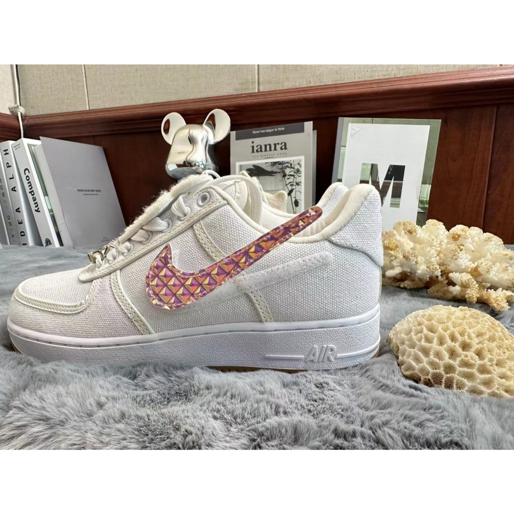 Nike Air Force 1 AF1 白色 可煥標款-細節圖5