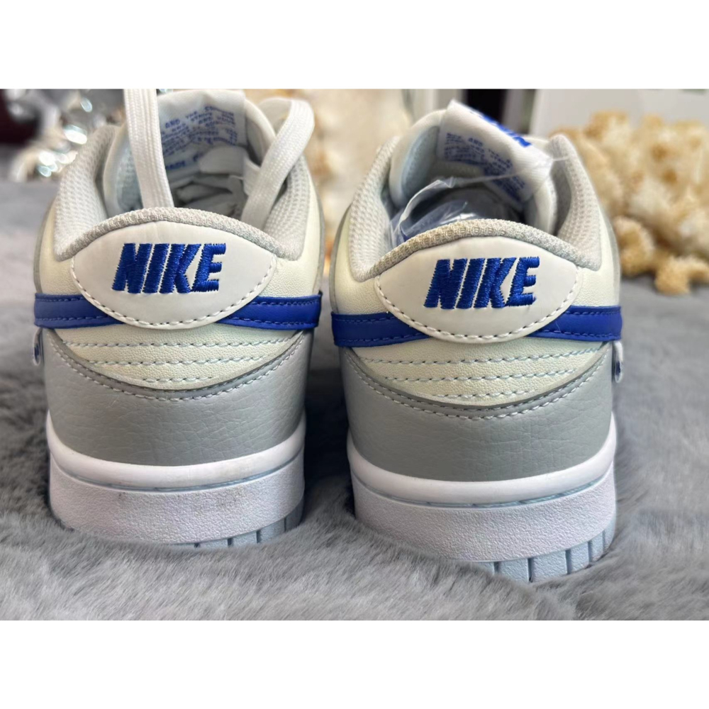 Nike Dunk Low White Hyper Royal 运动鞋 休闲鞋-細節圖3