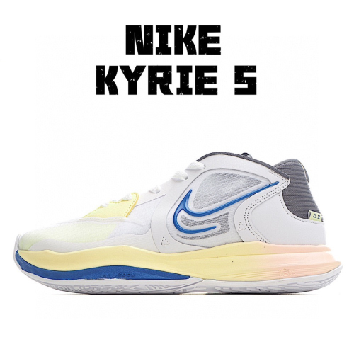 Nike Kyrie Low 5 EP ＂Bounce＂ 白藍黃 實戰 耐磨 DJ6014-100 籃球鞋