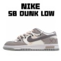 Nike Dunk Low 嘻哈主题 西海岸 开学季 户外 低帮 板鞋 白灰 货号：DJ6188-003-規格圖5