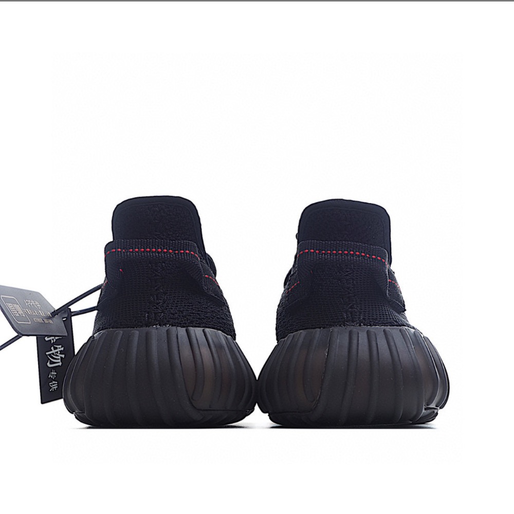 Adidas Yeezy Boost 350 Bred 黑底紅字-細節圖3