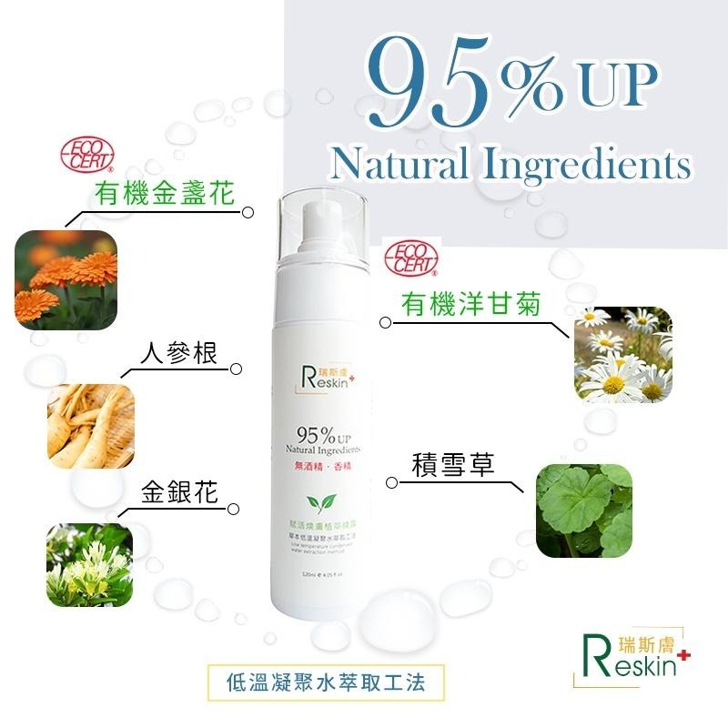現貨！瑞斯膚Reskin! 痘痘控油一瓶搞定 台灣製 真的有感 賦活煥膚植萃精露 天然植萃化妝水抗痘背痘水楊酸杏仁酸-細節圖2