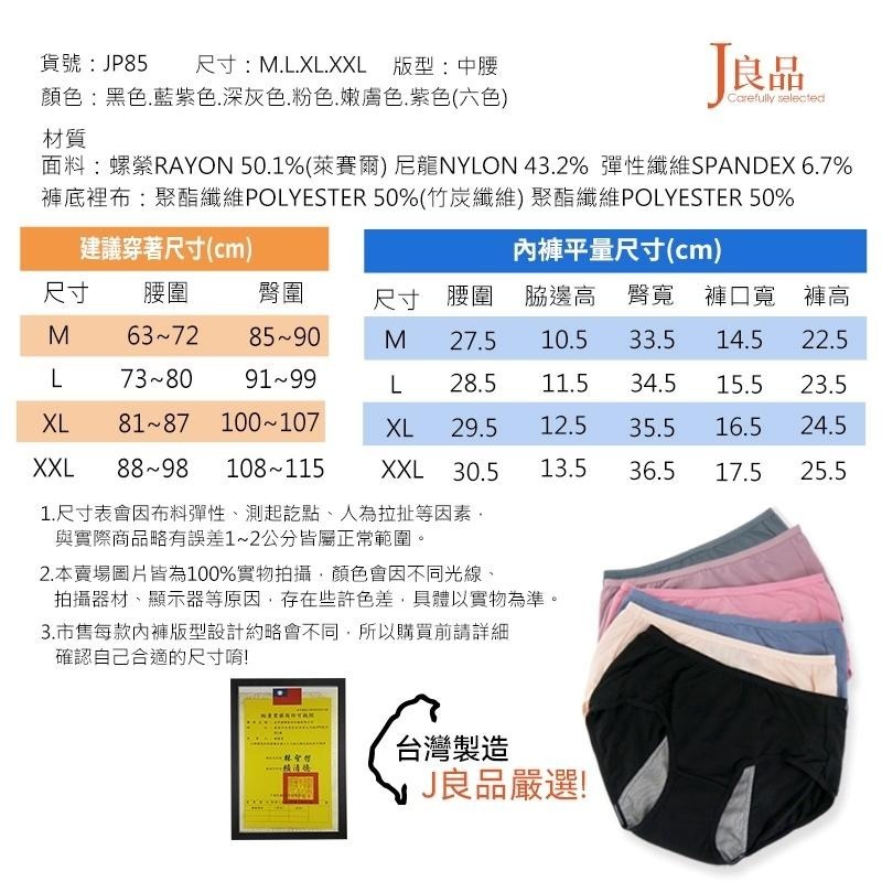 現貨！台灣製M~XXL生理褲 防漏 獨家防水透氣 棉質生理期內褲 防水天絲棉內褲女 中腰內褲 女生生理內褲 抗菌女內褲-細節圖8