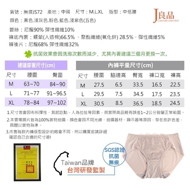 現貨！無痕抗菌女內褲 中低腰 透氣速乾 SGS抗菌認證 蕾絲冰絲隱形內褲 無痕女生內褲-細節圖7