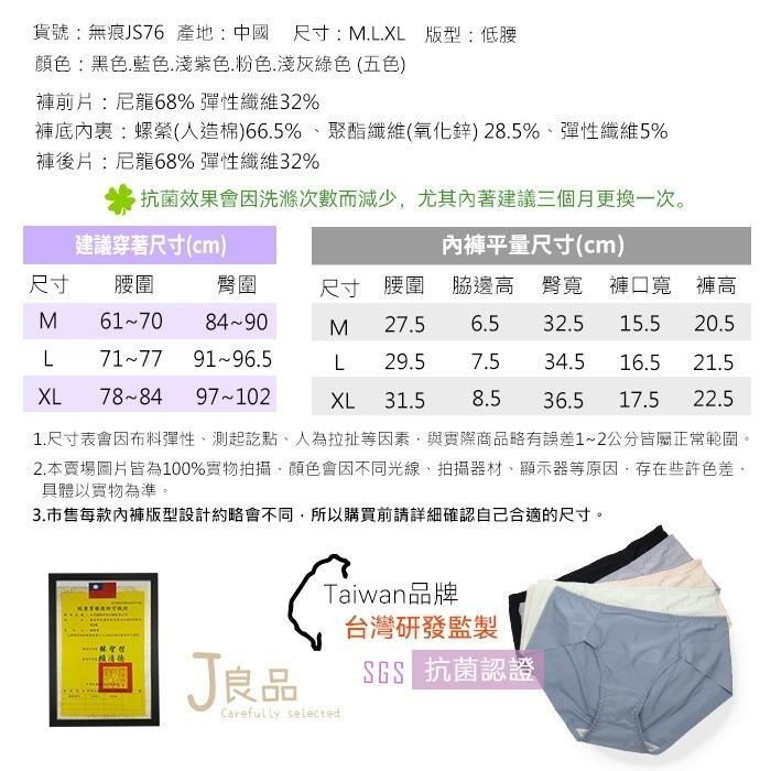 現貨！無痕抗菌女內褲-低腰 透氣速乾 SGS抗菌內褲認證 無痕女生內褲 低腰內褲 透氣親膚無痕內褲女生 蠶絲內褲-細節圖7