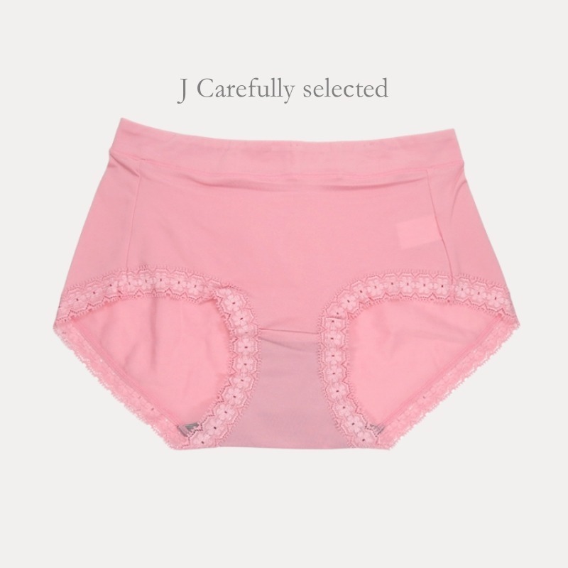 現貨！台灣製 M~XXL日本款 透氣舒適女內褲 面料親肌 蕾絲內褲 中低腰 女生內褲 質料柔軟舒適包臀內褲-規格圖7