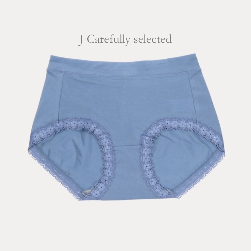 現貨！台灣製 M~XXL日本款 透氣舒適女內褲 面料親肌 蕾絲內褲 中低腰 女生內褲 質料柔軟舒適包臀內褲-規格圖7
