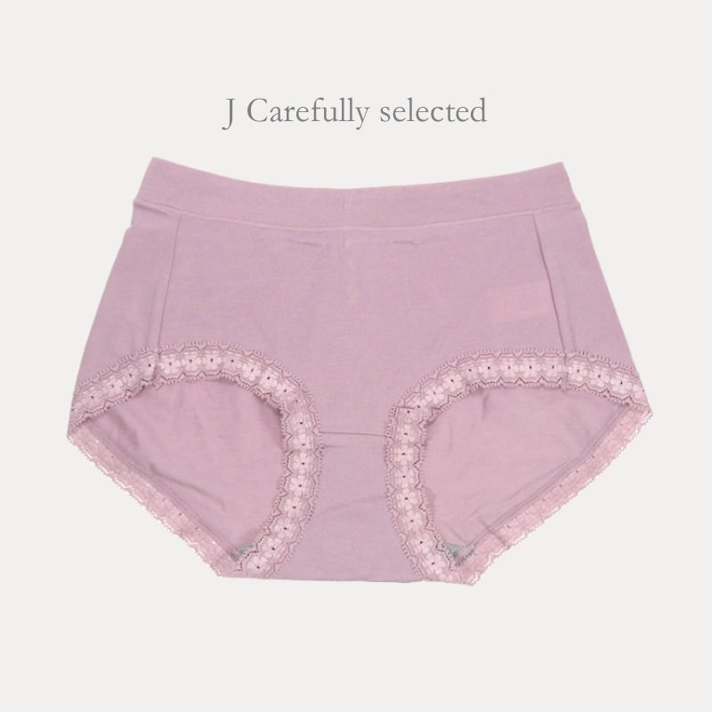 現貨！台灣製 M~XXL日本款 透氣舒適女內褲 面料親肌 蕾絲內褲 中低腰 女生內褲 質料柔軟舒適包臀內褲-規格圖7