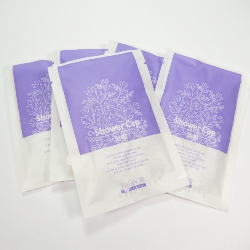 現貨！一次性浴帽 拋棄式浴帽 上山採藥 美髮用品 飯店旅館專用 旅行一次拋棄浴帽 染髮浴帽 護髮浴帽 防水【J良品】-細節圖2