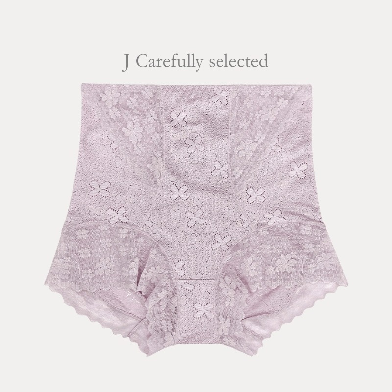 現貨！日系無痕高腰收腹提臀 L~XXL修飾輕塑無痕內褲 透氣速乾 女蕾絲輕束內褲 網紗美臀輕塑褲 束腹束褲塑身褲塑型褲-規格圖8