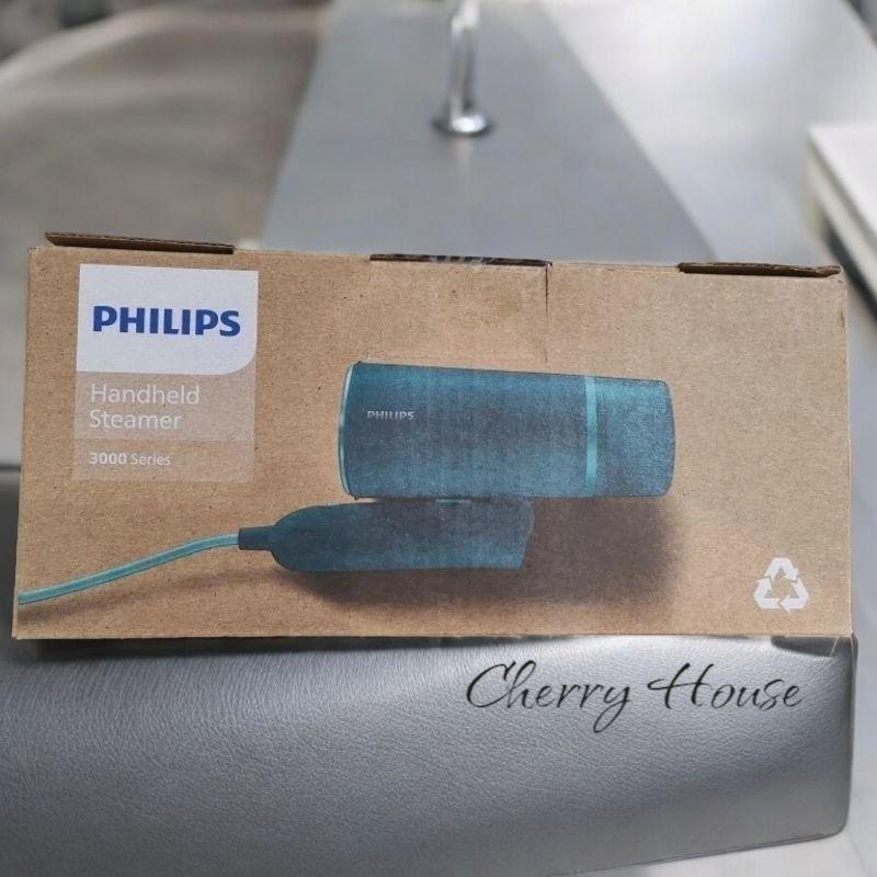 特惠內附收納袋， Philips全新飛利浦手持式蒸汽掛燙機STH3020白金，綠色二年原廠保固-細節圖5