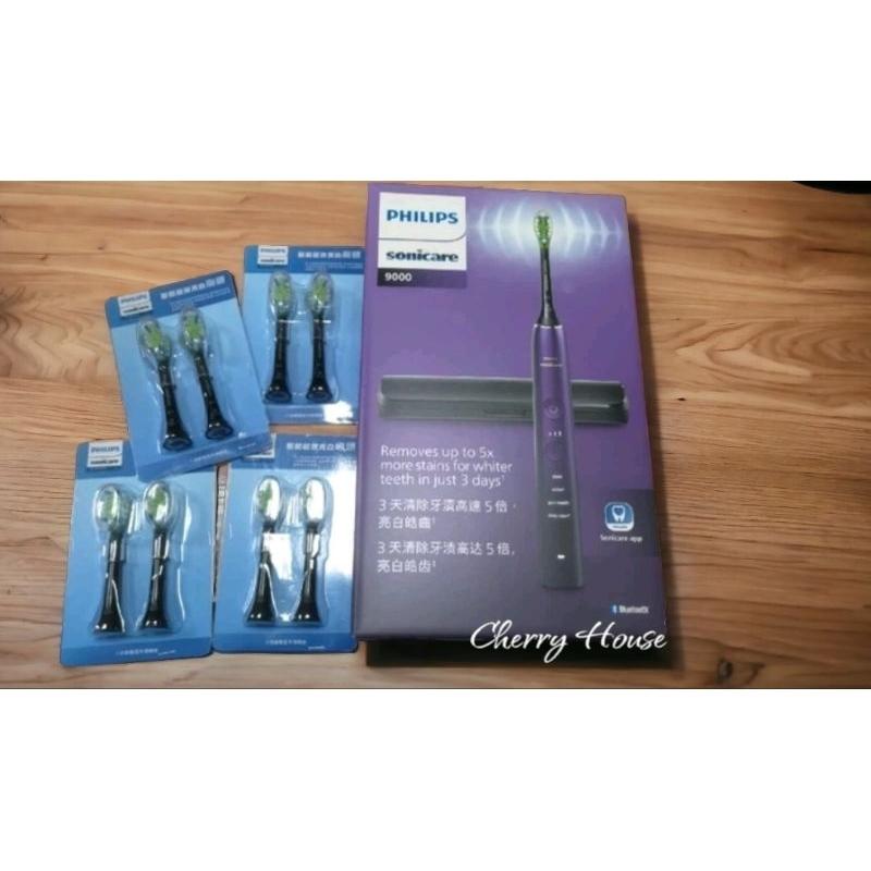 免運全新原廠保固 現買加贈開運御守。飛利浦智能鑽石音波電動牙刷HX9911(紫、藍鑽).-細節圖7