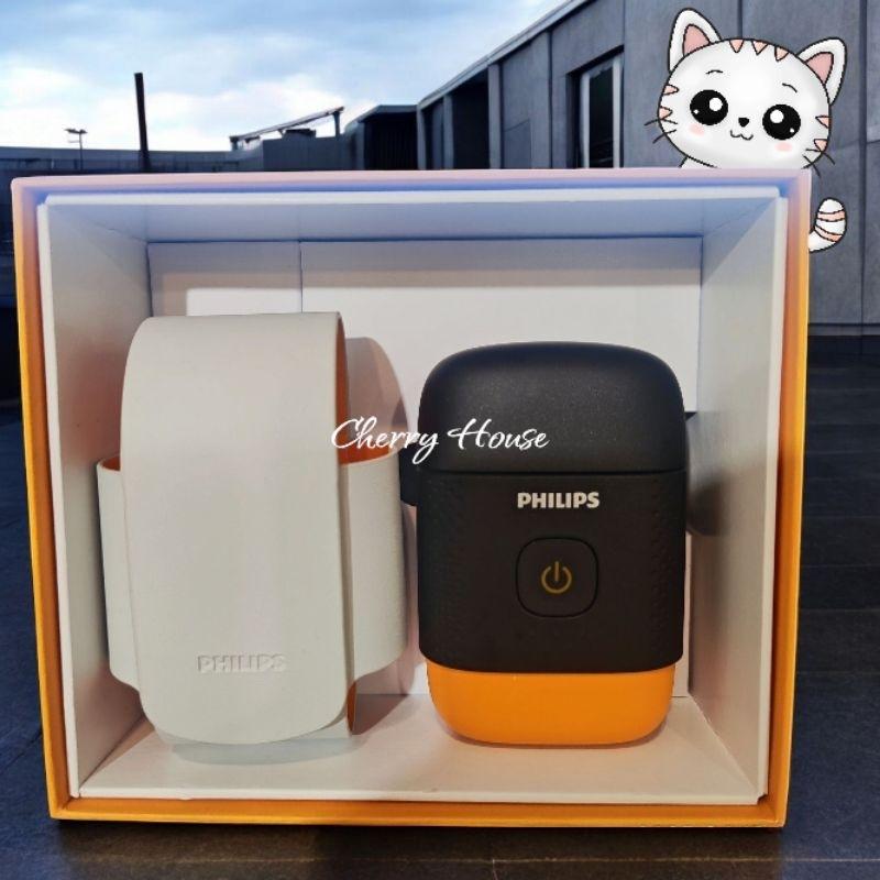 免運加贈開運御守，Philips飛利浦 掌上型電鬍刀 刮鬍刀 YQ660 (磨利橘)台灣原廠保固-細節圖7