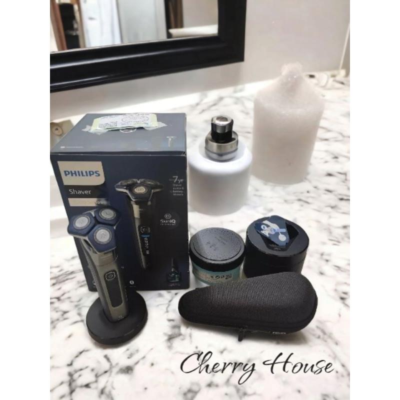 免運特惠加贈御守，修容組，沐浴皂。全新荷蘭製飛利浦AI S7887/58智能電鬍刀， 附清洗座清洗液鬢角刀充電座旅行盒-細節圖2