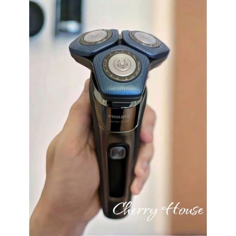 免運特惠加贈御守，修容組，沐浴皂。全新荷蘭製飛利浦AI S7887/58智能電鬍刀， 附清洗座清洗液鬢角刀充電座旅行盒-細節圖4