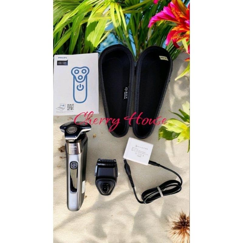 免運特惠加贈御守，修容組，沐浴皂。全新荷蘭製飛利浦AI S7887/58智能電鬍刀， 附清洗座清洗液鬢角刀充電座旅行盒-細節圖6