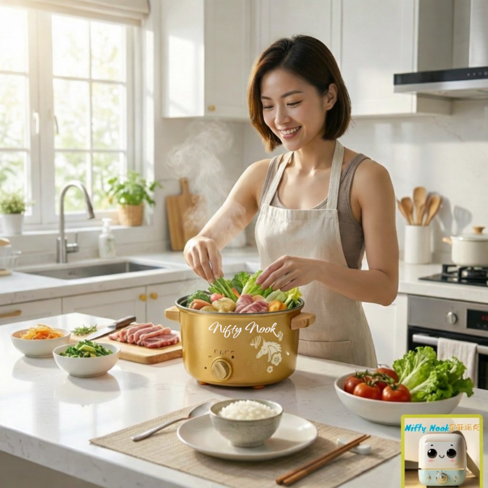 雅村CH-A30D 3.0L全新美食鍋 台灣製304不鏽鋼 安全防空燒-細節圖3