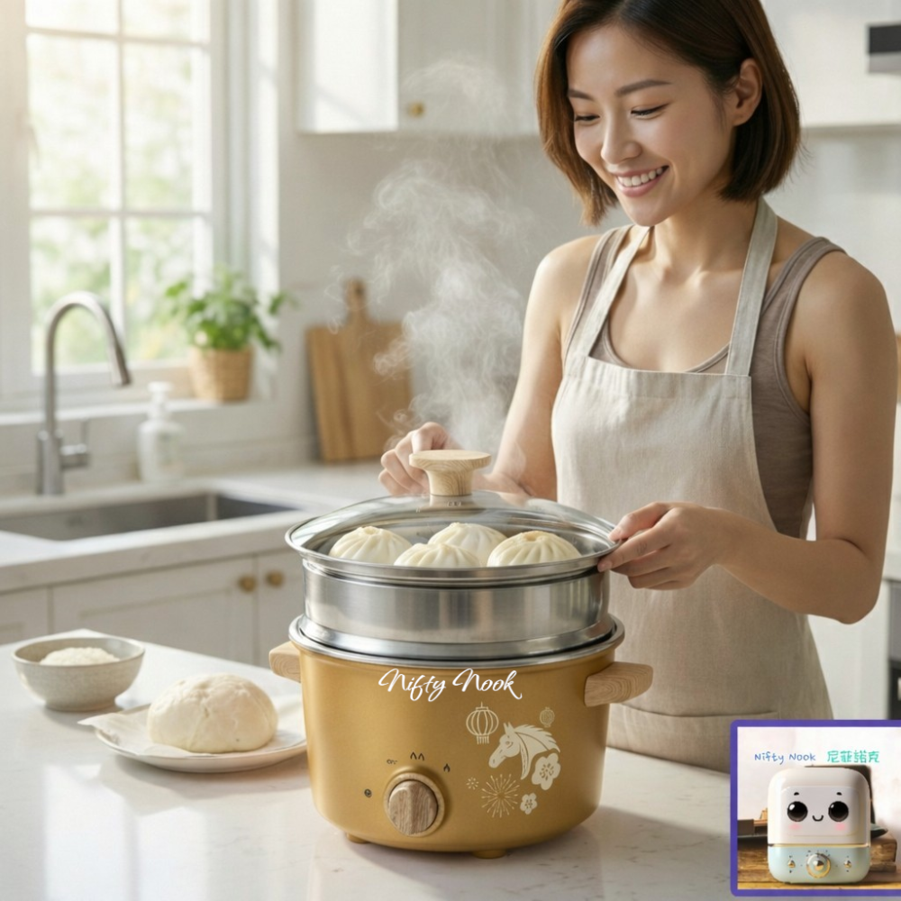 雅村CH-A30D 3.0L全新美食鍋 台灣製304不鏽鋼 安全防空燒-細節圖4