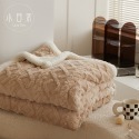 【小日常寢居】多款任選-莫蘭迪輕奢純色-雕花牛奶絨x羊羔絨毯｜3D立體波波絨x羊羔絨毯 秋冬熱銷絨毯(限2件超取)-規格圖10