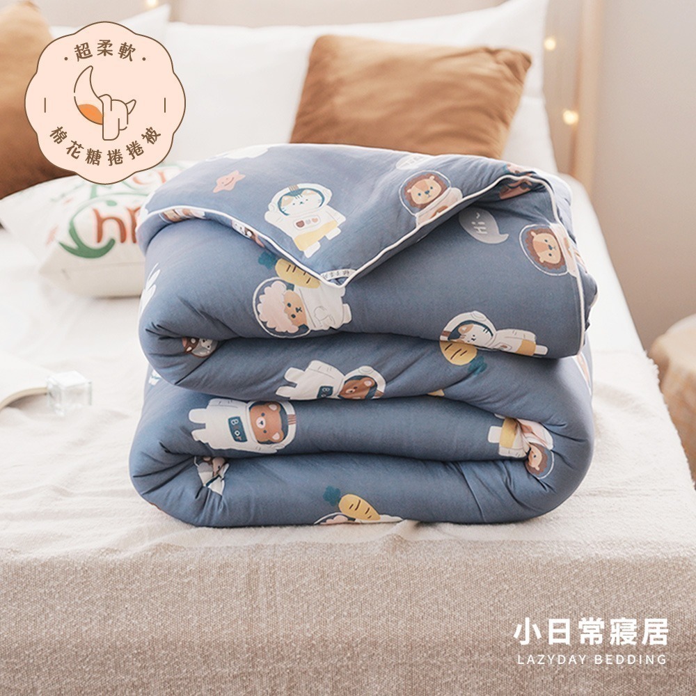 【小日常寢居】超柔軟棉花糖捲捲被-單人5x7尺&雙人6x7尺「多款任選」輕奢雙色韓國棉被｜四季被 抱抱被 超取限單件-規格圖4