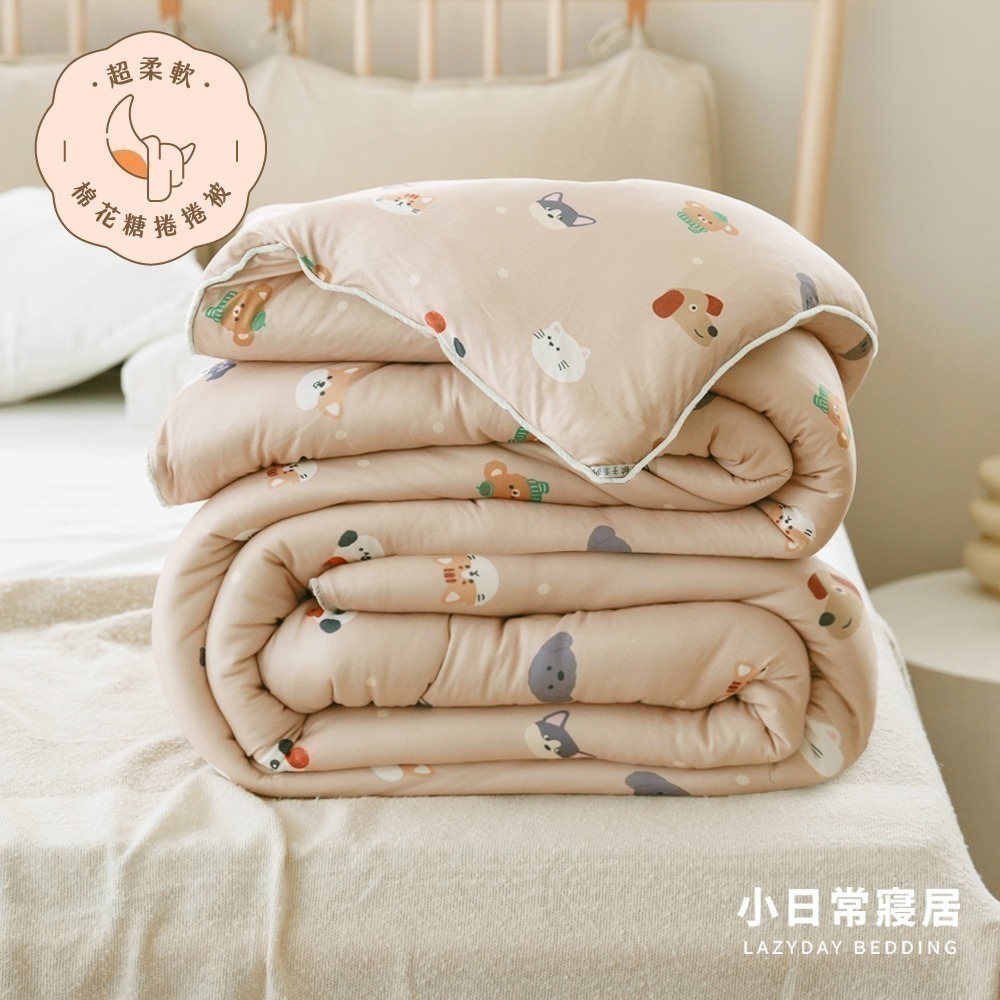 【小日常寢居】超柔軟棉花糖捲捲被-單人5x7尺&雙人6x7尺「多款任選」輕奢雙色韓國棉被｜四季被 抱抱被 超取限單件-規格圖4
