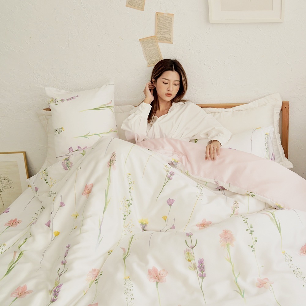 『多款任選』奧地利100%60支純天絲™單人床包枕套組-台灣製(300織專櫃等級)-規格圖1