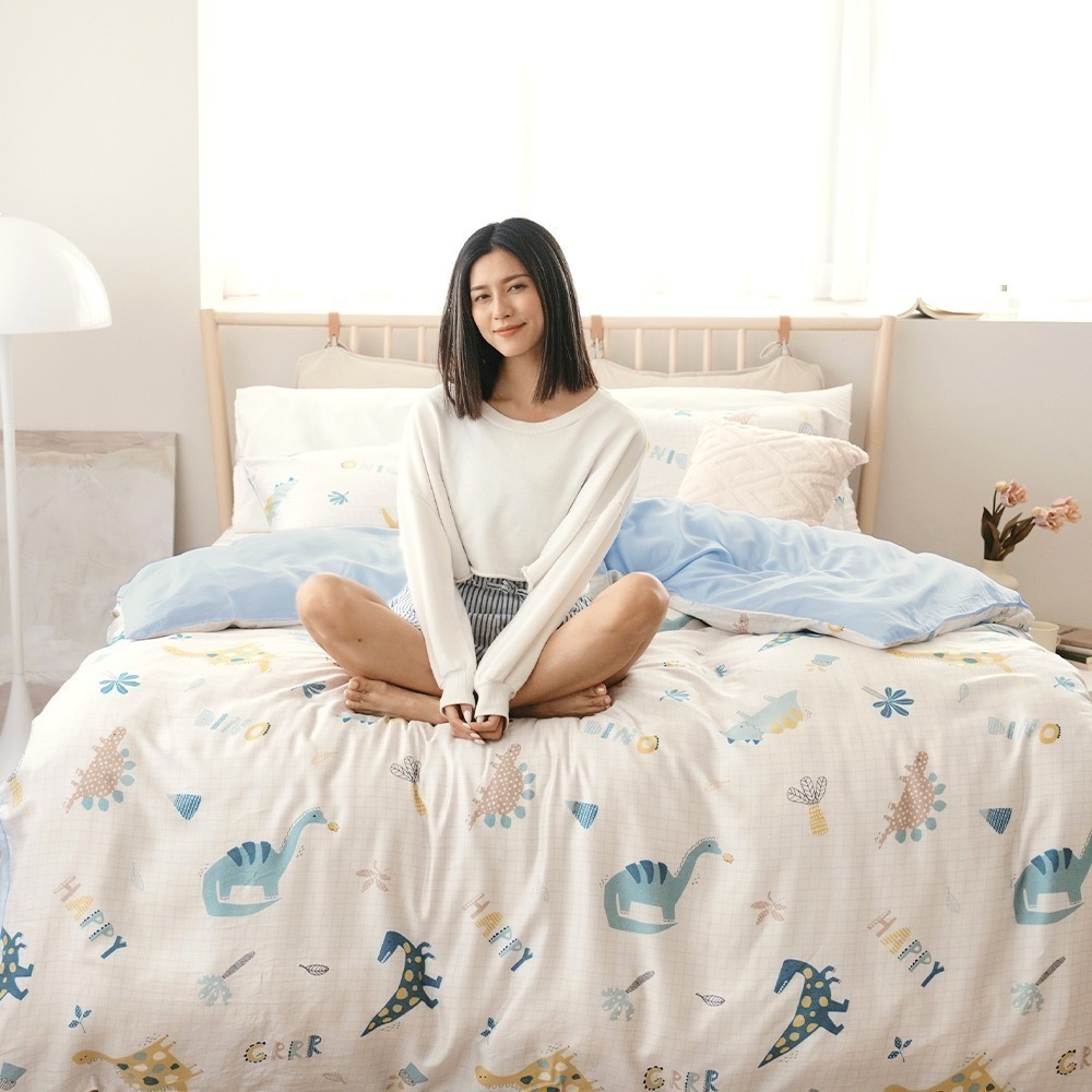 『多款任選』奧地利100%60支純天絲™雙人加大床包枕套組-台灣製(300織專櫃等級)-規格圖1