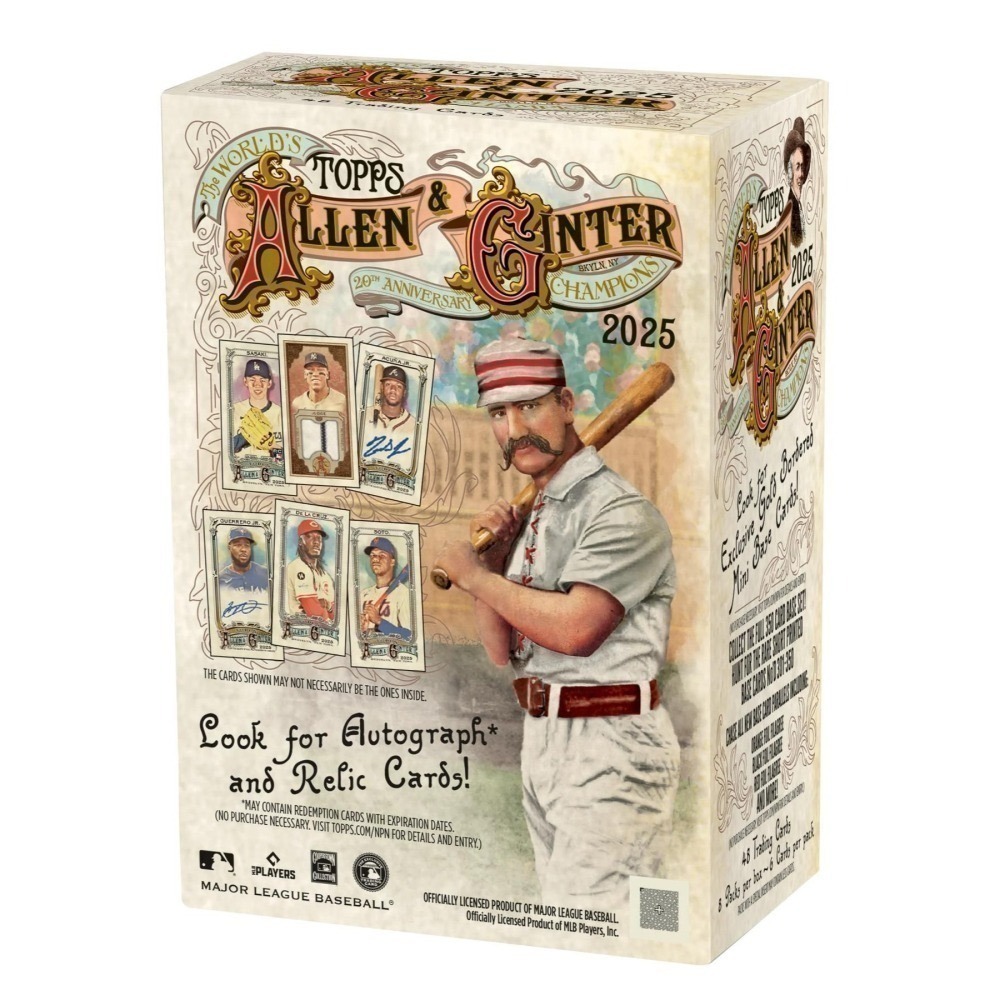 【卡世界】2025 Allen & Ginter Baseball Blaster Box 棒球 球員卡 (1盒)-細節圖2