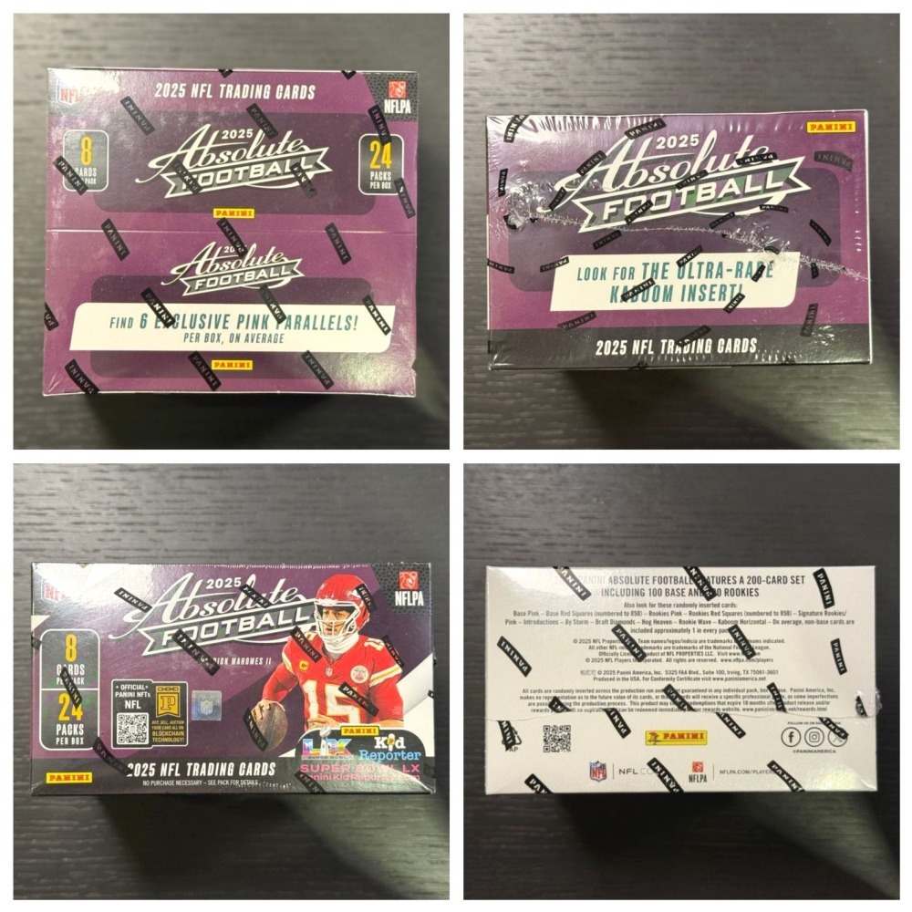 【卡世界】2025 Absolute Football Retail Box 美式足球 球員卡 (1盒)-細節圖4