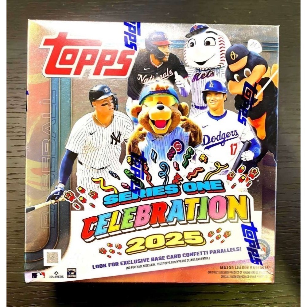【卡世界】2025 Topps Series 1 Celebration Mega Box 棒球 球員卡 (1盒)-細節圖4