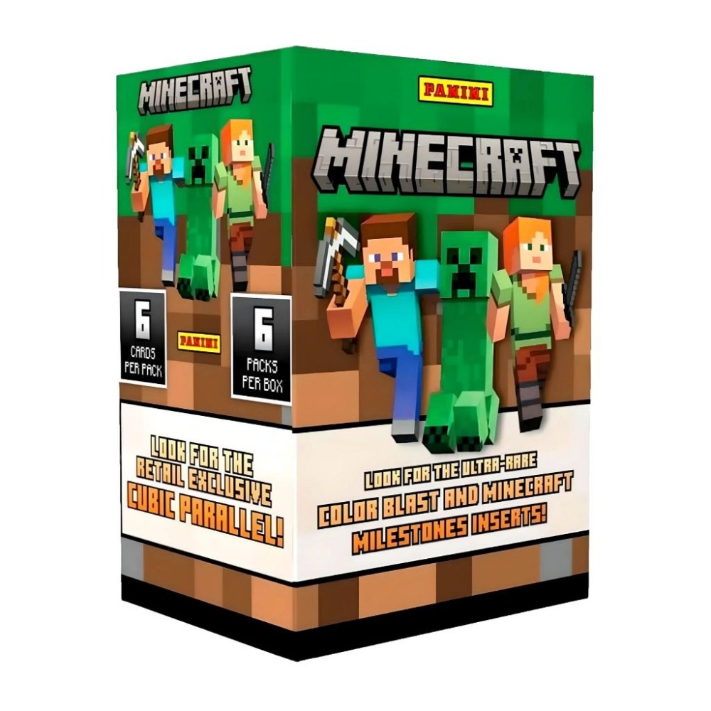 【卡世界】2024 Panini Minecraft Blaster Box 麥塊 收藏卡 (1盒)-細節圖2