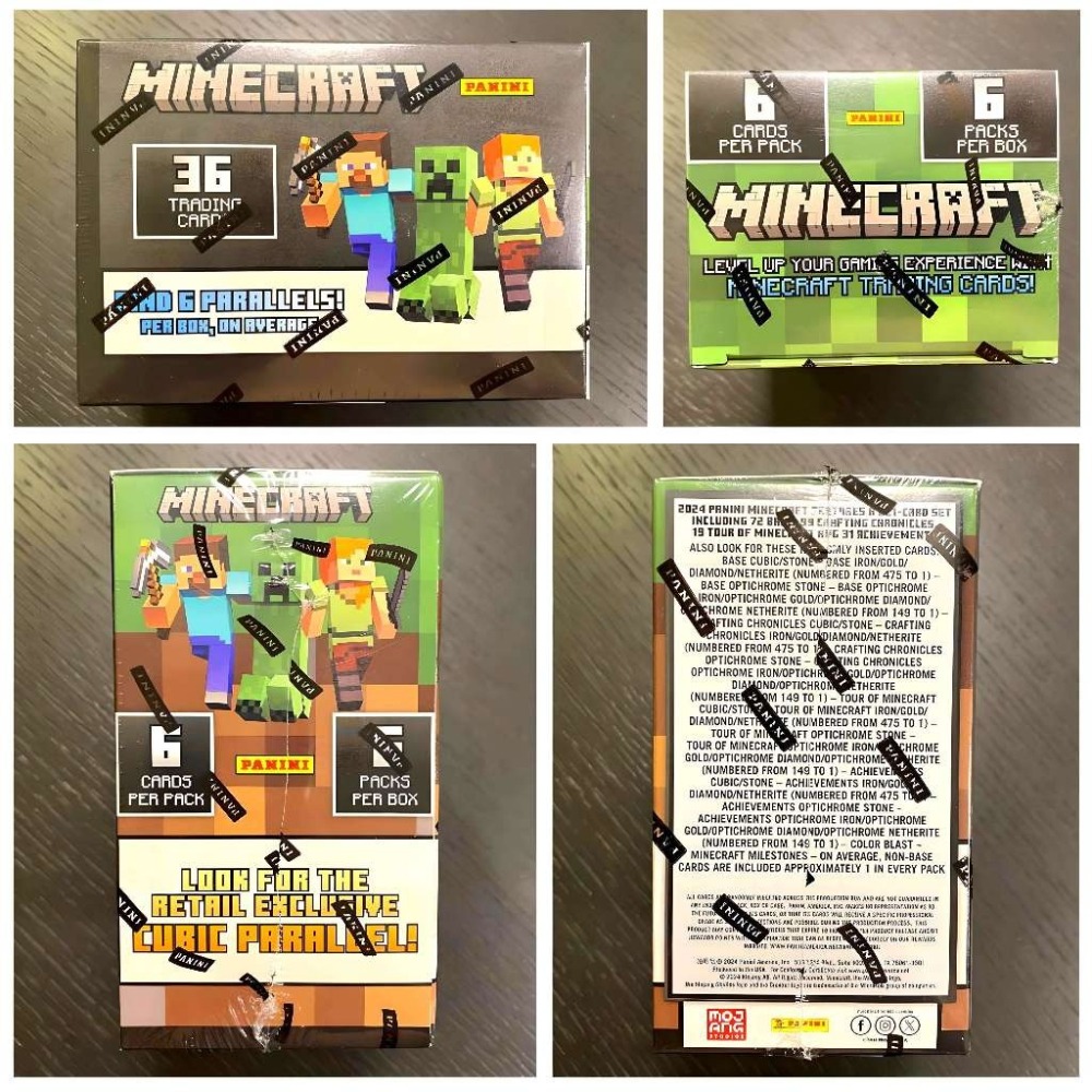 【卡世界】2024 Panini Minecraft Blaster Box 麥塊 收藏卡 (1盒)-細節圖5