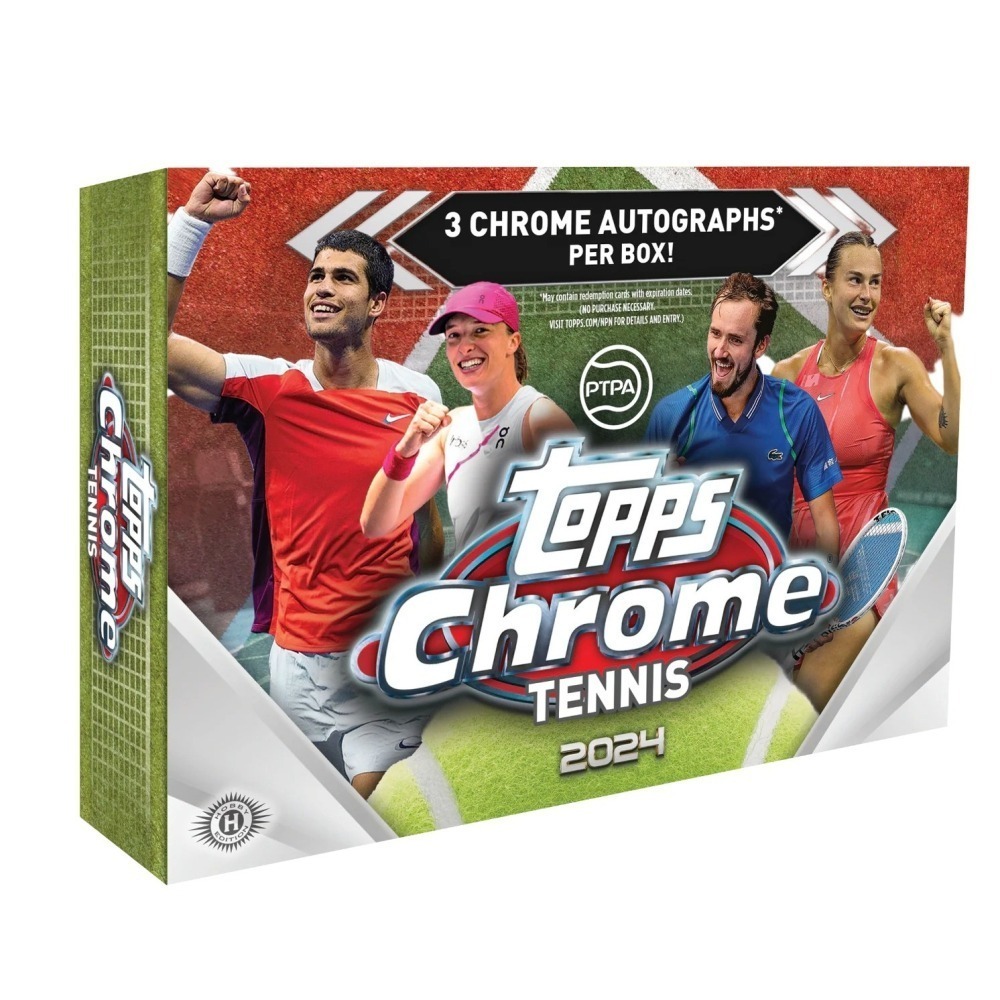 【卡世界】2024 Topps Chrome Tennis Breaker Delight Box 球員卡 (1盒)-細節圖2