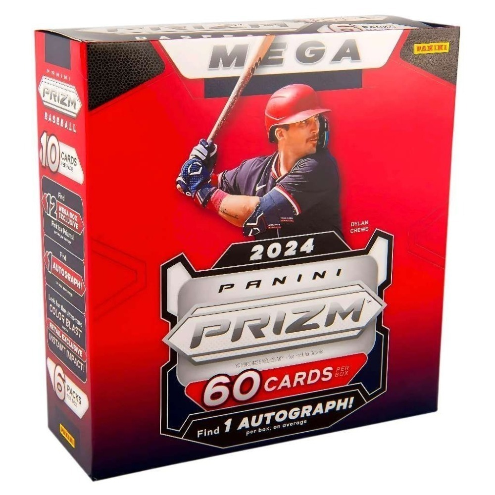 【卡世界】 2024 Prizm Baseball Mega Box 棒球 球員卡 (1盒)-細節圖2