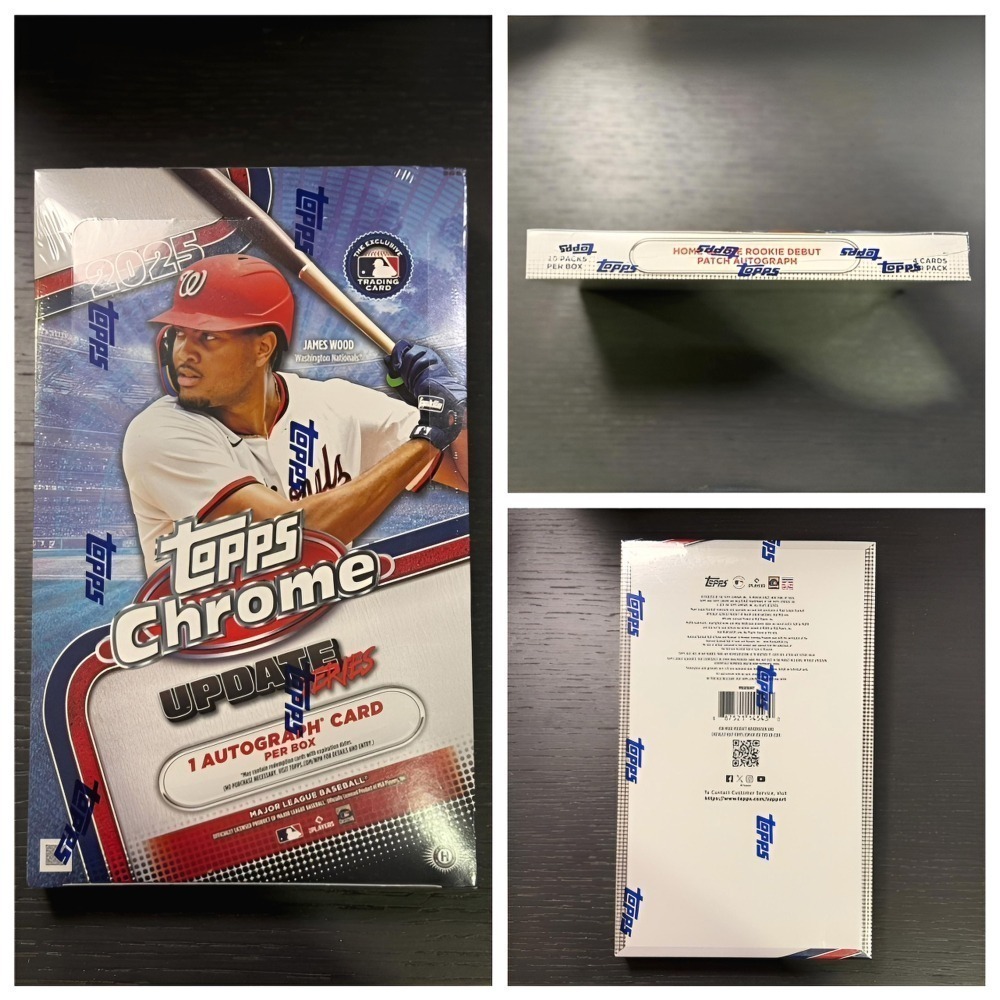 【卡世界】 2025 Topps Chrome Baseball Update Hobby Box 球員卡 (1盒)-細節圖4