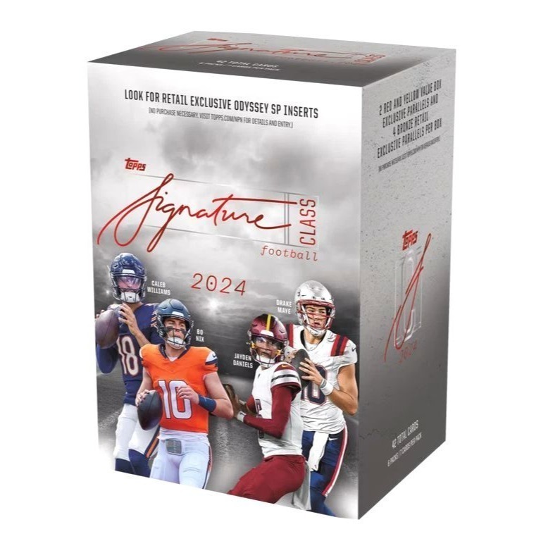 【卡世界】 2024 Topps Signature Class Football Blaster 球員卡 (1盒)-細節圖2