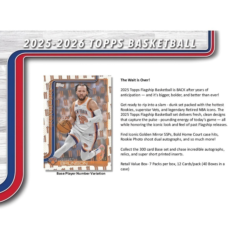【卡世界】2025-26 Topps Basketball Blaster Box 籃球 球員卡 (1盒)-細節圖4