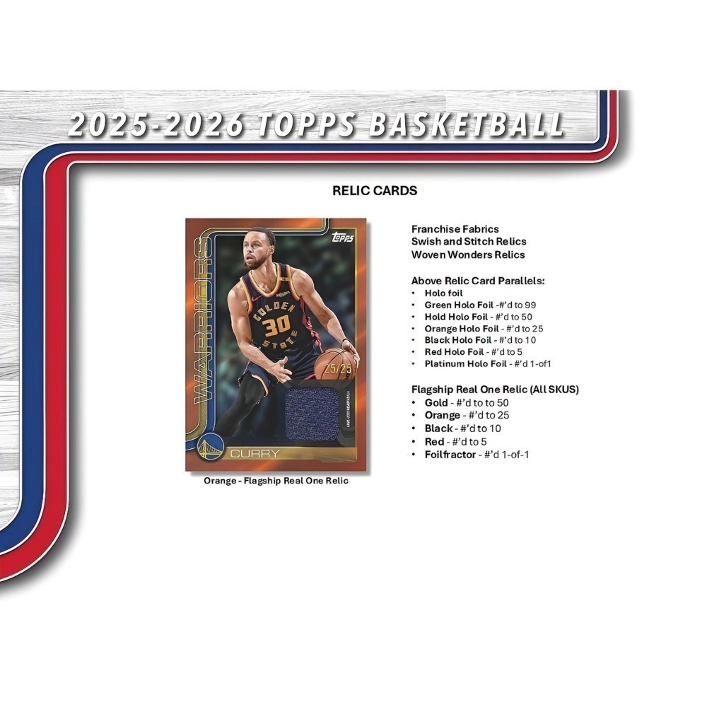 【卡世界】2025-26 Topps Basketball Blaster Box 籃球 球員卡 (1盒)-細節圖10