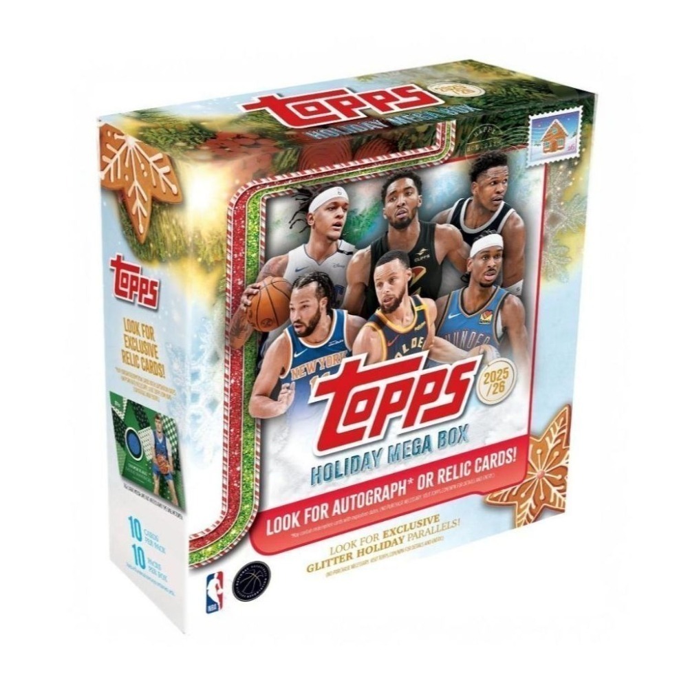 【卡世界】🔥自選號 2025 Topps Holiday Basketball Mega Box 球員卡 (1盒)-細節圖2