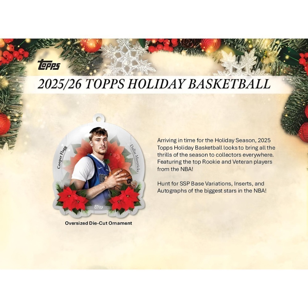 【卡世界】🔥自選號 2025 Topps Holiday Basketball Mega Box 球員卡 (1盒)-細節圖5