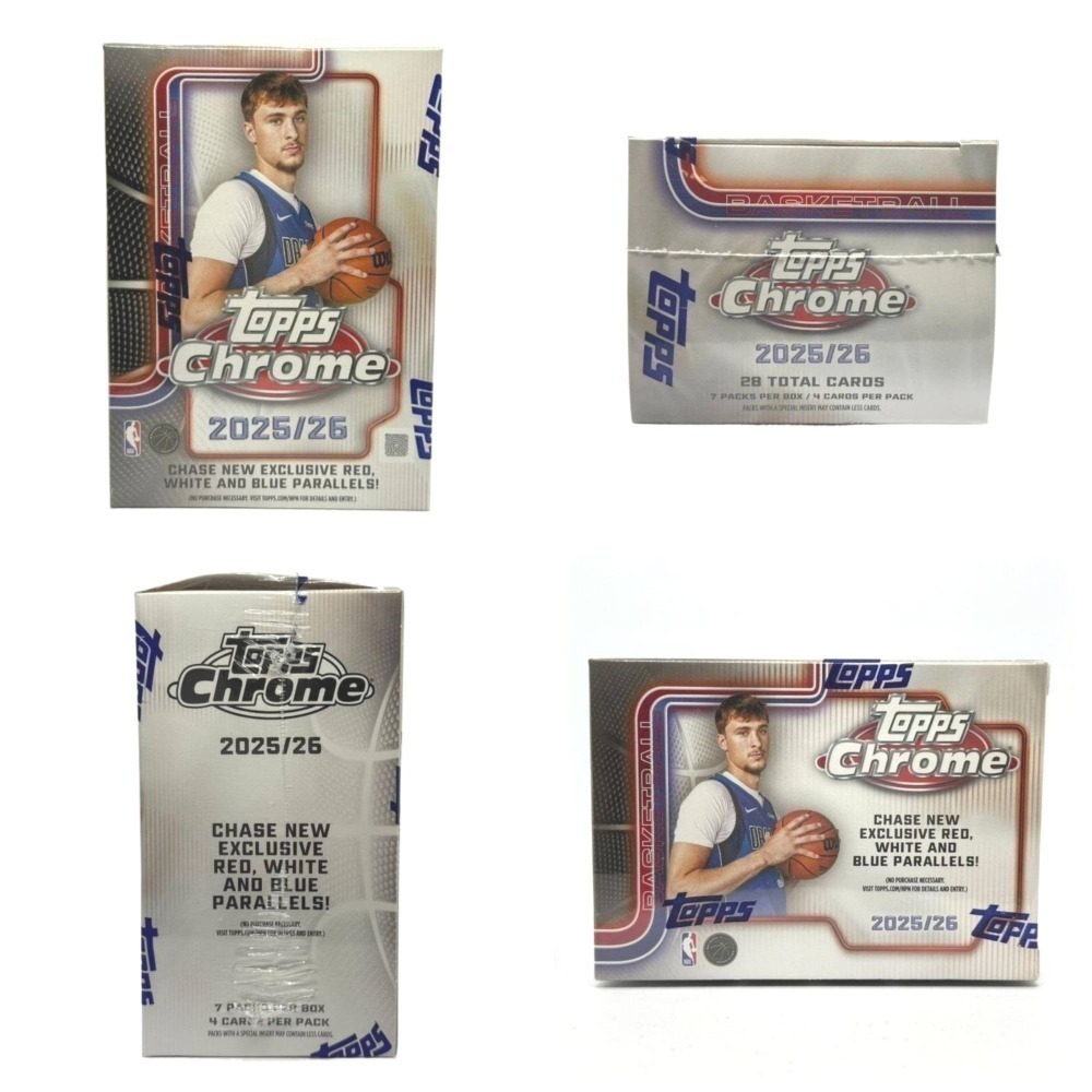 【卡世界】2025-26 Topps Chrome Basketball Blaster Box 籃球 球員卡 (1盒)-細節圖4