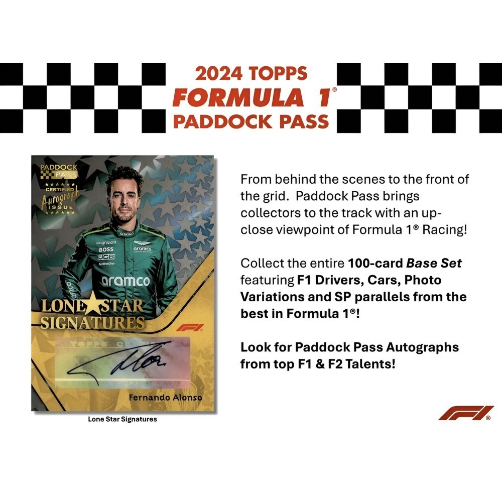 【卡世界】2024 Topps Paddock Pass F1 Blaster 賽車 球員卡 (1盒)-細節圖5