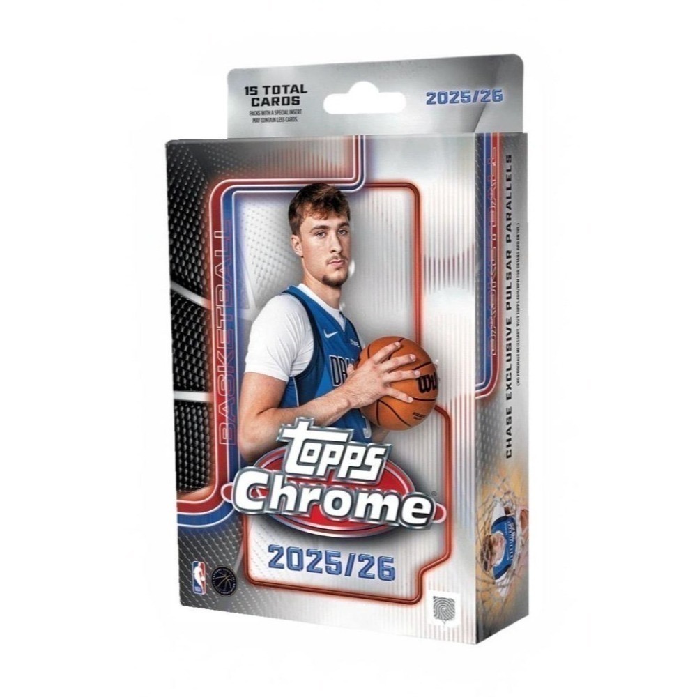 【卡世界】2025-26 Topps Chrome Basketball Hanger Box 籃球 球員卡 (1盒)-細節圖2