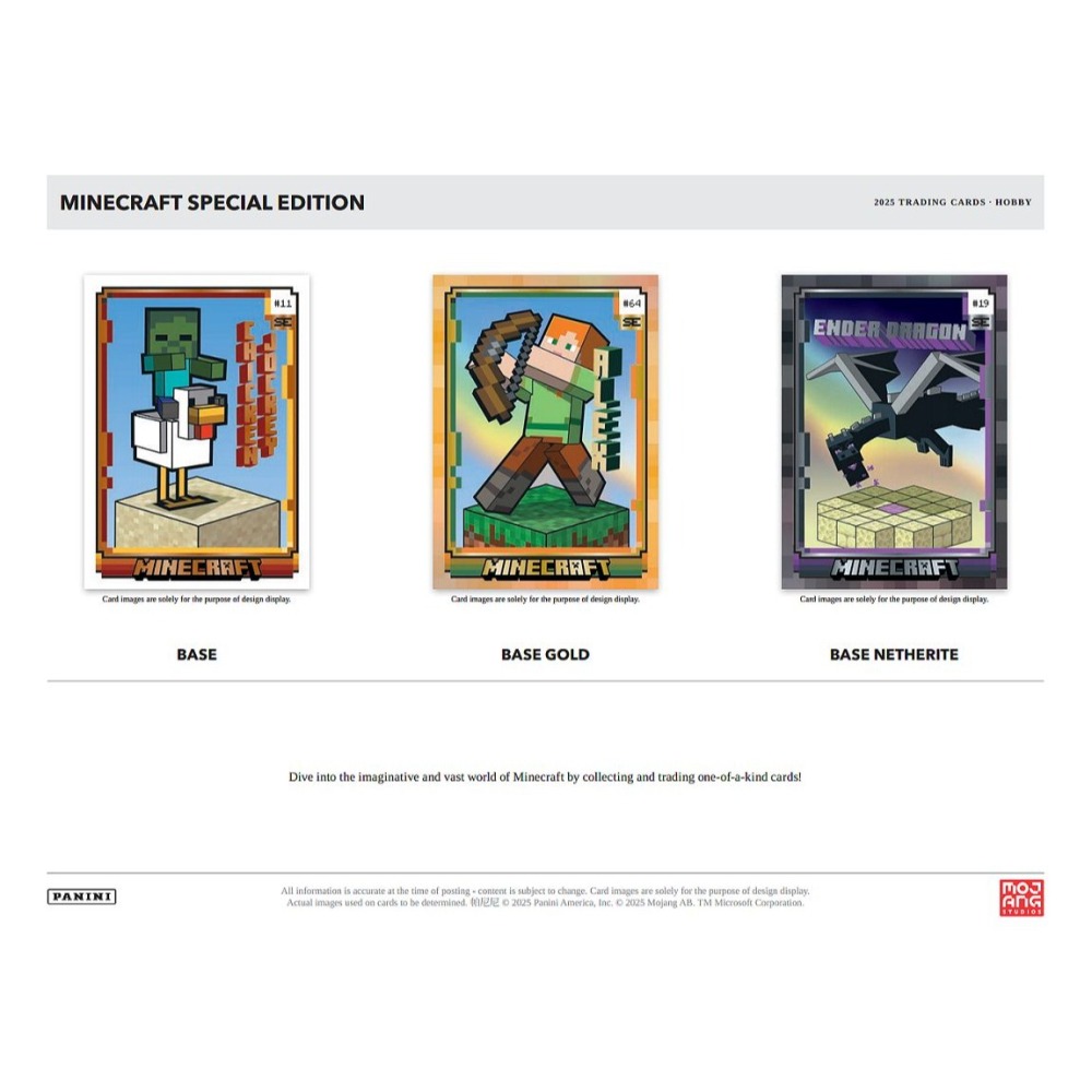 【卡世界】2025 Minecraft Special Edition Hobby Box 麥塊 收藏卡 (1盒)-細節圖6