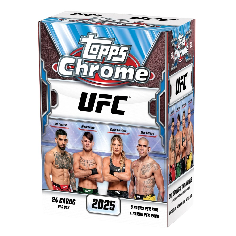 【卡世界】2025 Topps Chrome UFC Blaster Box 終極格鬥 球員卡 (1盒)-細節圖2
