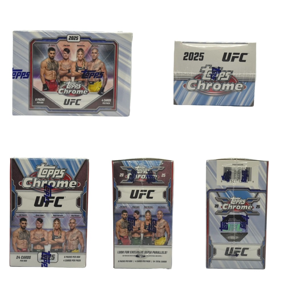【卡世界】2025 Topps Chrome UFC Blaster Box 終極格鬥 球員卡 (1盒)-細節圖4