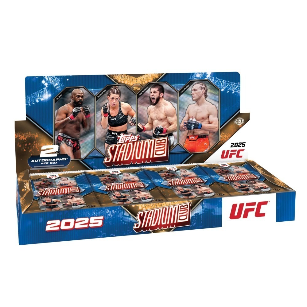 【卡世界】2025 Topps Stadium Club UFC Hobby Box 終極格鬥 球員卡 (1盒)-細節圖2
