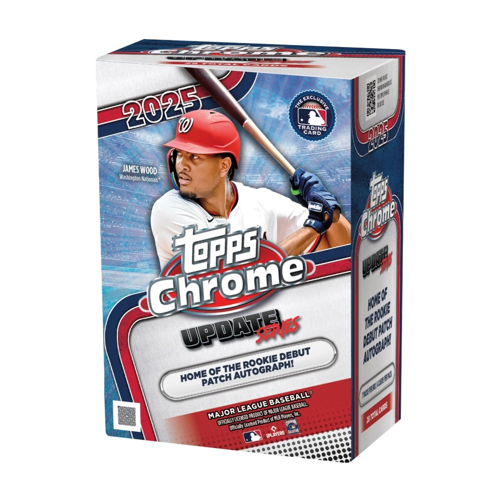 【卡世界】 2025 Topps Chrome Baseball Update Blaster Box 球員卡 (1盒)-細節圖2