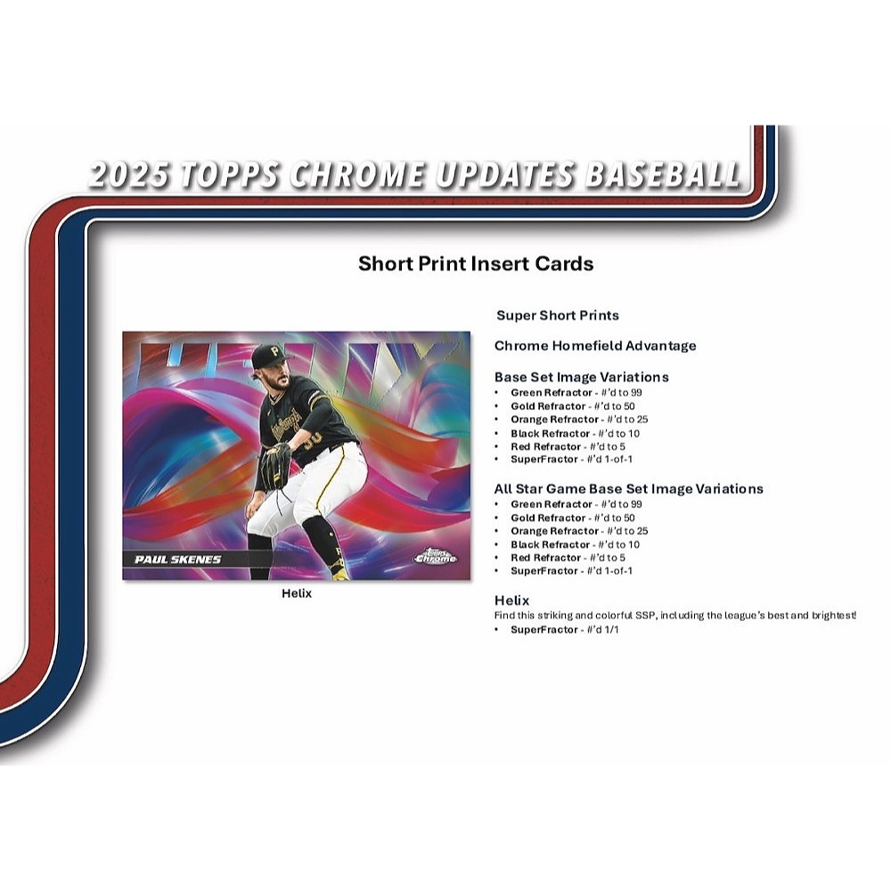 【卡世界】 2025 Topps Chrome Baseball Update Blaster Box 球員卡 (1盒)-細節圖7